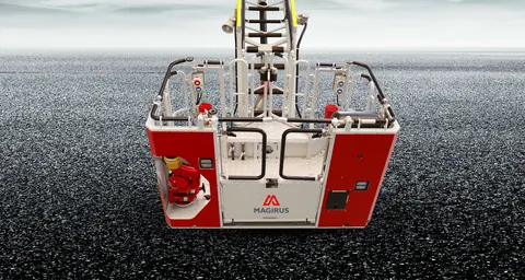 M34L-H RC500-H 구조 바스켓을 정면에서 본 모습